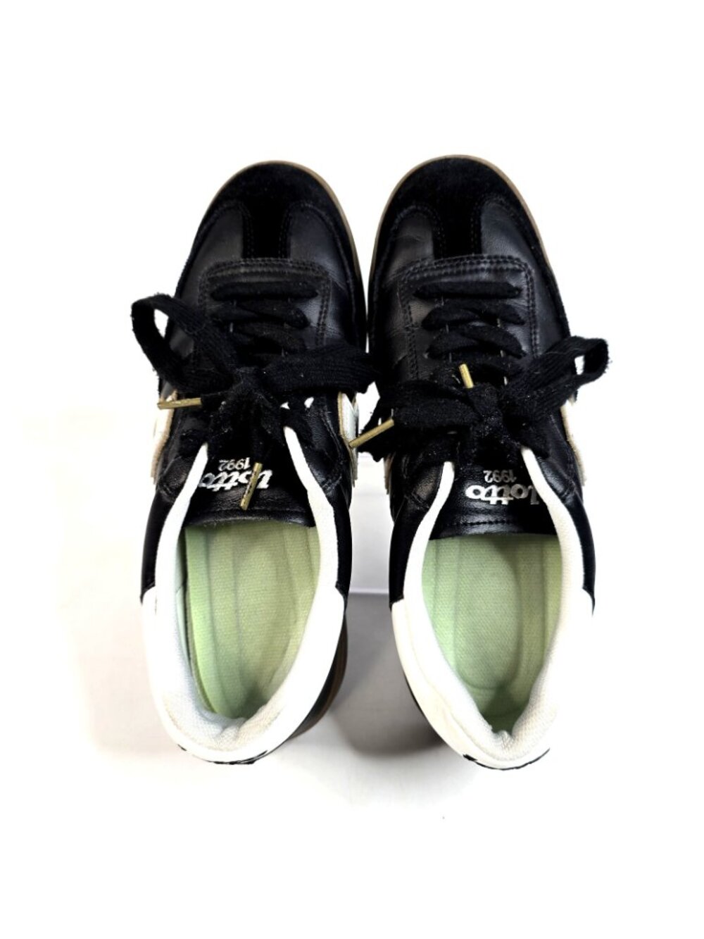 Lotto Brasil Select 1992 Black White Gum Indoor Soccer Football Shoes Men's 8M - Picture 3 of 9